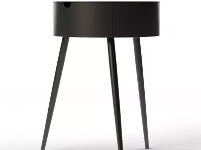 Mitzi Storage Nightstand Antique Bronze Low-poly 3D model