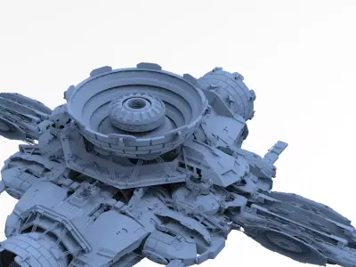 Halo Forerunner Pulse Generator 2 3D model