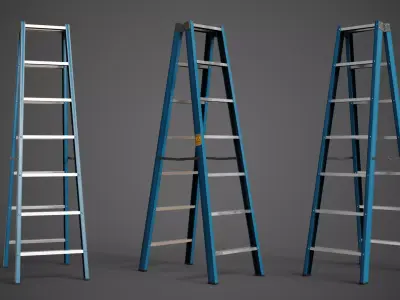 Ladder Game-Ready Low-poly 3D model purchase