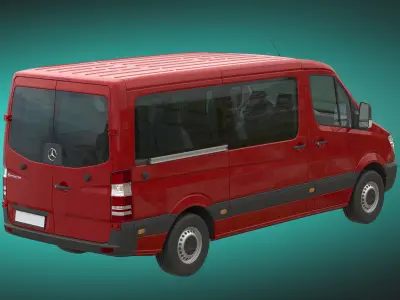 Mercedes-Benz Sprinter Passenger L2H1 3D model