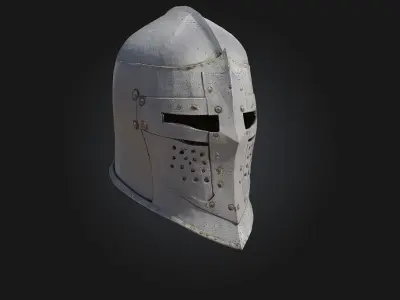 Steel Sentinel  Unbreakable Resolve Cast in Cold Steel 3D model