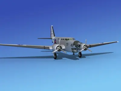 Douglas B-18A Bolo V05 3D model