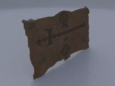 Faded Merchant Guild Charter 3D model