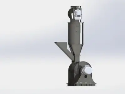 THE WORLD UNIQUE AND FIRST RS TYPE PLANETARY MILL 3D model