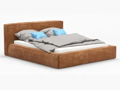 Kare Bed Samba Antique 3D model