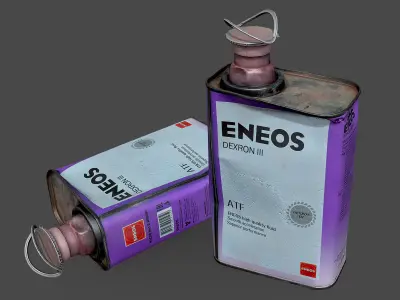 Transmission Fluid Can 3D model