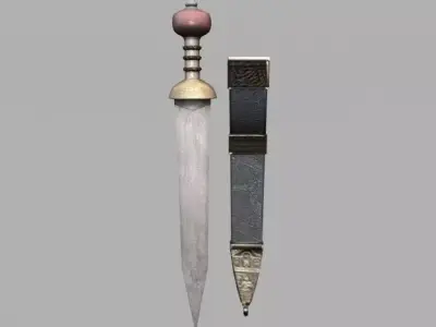 3D Model Roman Sword Gladius Free 3D model