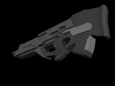scifi gun Free 3D model