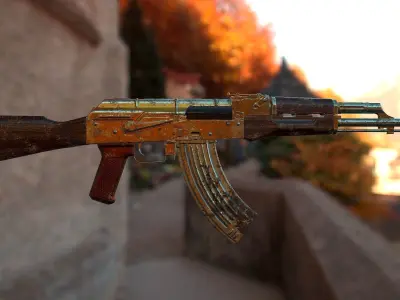 AK-47 ak - rifle Free low-poly 3D model
