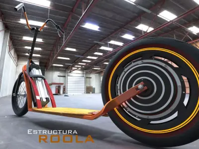 Roola Electric Scooter 3D model
