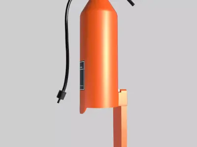 Neon Tester    High-Voltage Electrical Testing Tool Low-poly 3D model