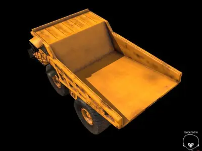 Caterpillar 789c Free low-poly 3D model