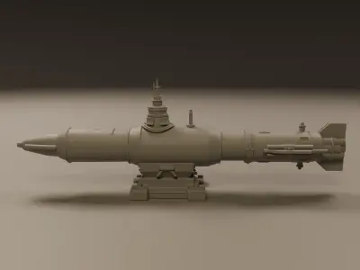 submarine 3D print model buy