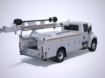 Drilling Truck 3D model