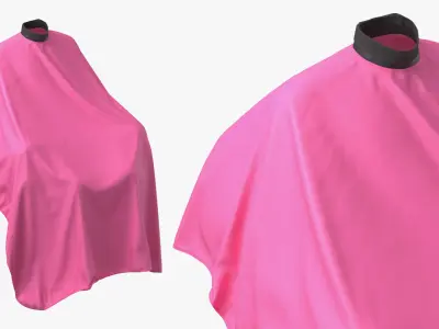  Salon Hair Cutting Cape Pink 