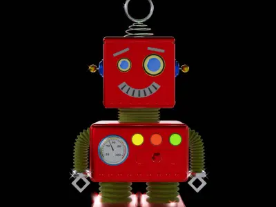 Toy Robot  Free 3D model