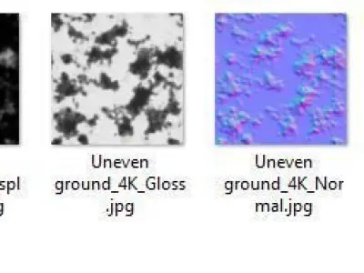 Uneven ground Texture