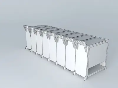cart with frame Free 3D model