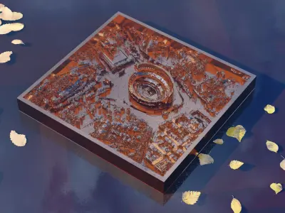 Colosseum Rome 3D model purchase