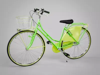 Bicycle High Poly 3D model