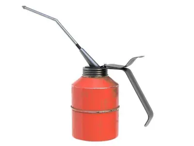Oil can Low-poly 3D model purchase