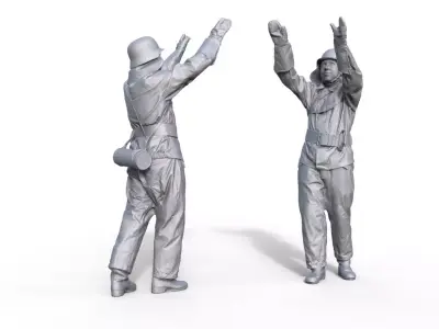 Fire brigade figure GDR Typ 912 3D print model