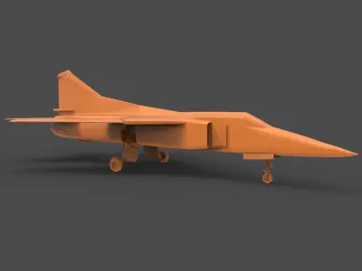 Mikoyan-Gurevich MiG-23 3D print model