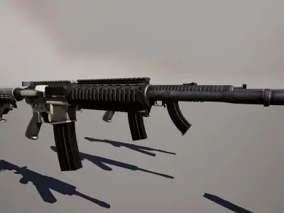 Photo-realistic Weapons For Games Low-poly 3D model
