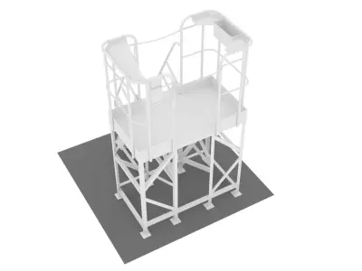 The technological platform mk 2 3D model