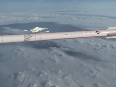 PAC 3 Missile Low-poly 3D model