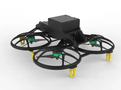 Drone Project 5 inch 3D print model