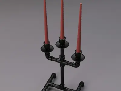 Candlestick LOFT 3D model