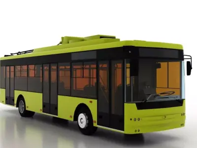 Trolleybus Bogdan T70110 3D model