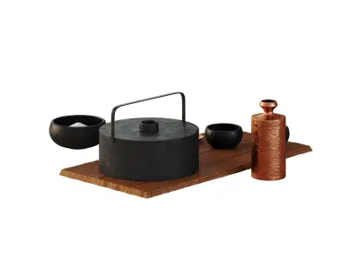 Tea Set 1 3D model