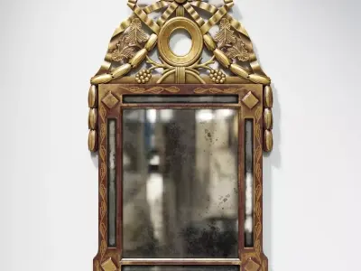 Louis XVI Mirror 3D model