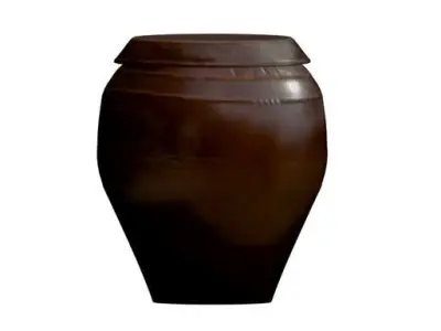 Korean Pottery Jangdokdae 3D model