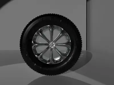 wheel tire 3D model buy