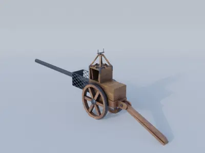 Leonardo da Vinci Architonnerre  Low-poly 3D model