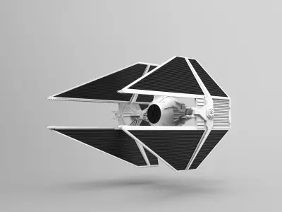 Nurbs Tie Interceptor 3D model
