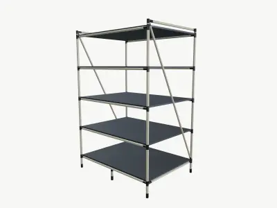 Industrial Rack 3D model get