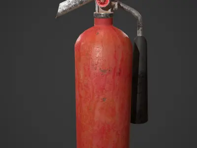 Fire Extinguisher Low-poly 3D model 27
