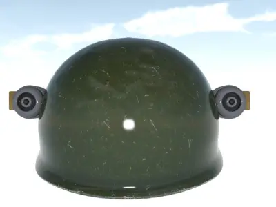 soldier combat helmet 3D model