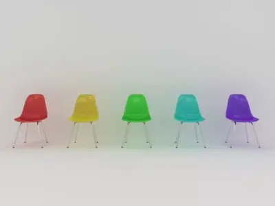 commercial design chair 3D model