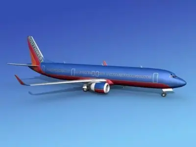 Boeing 737-900ER Southwest  3D model