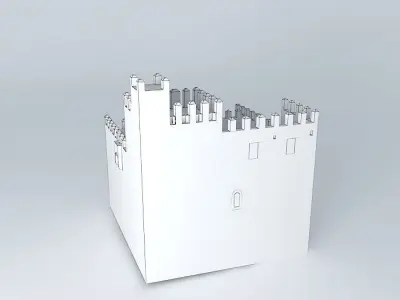 Castle La Bisbal Free 3D model