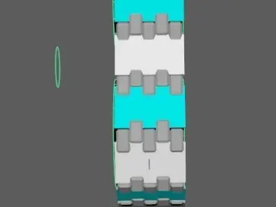 Chain lego owl 3D model