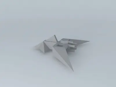 shark jet Free 3D model