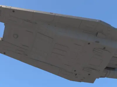 Sci Fi Dropship 3D model purchase