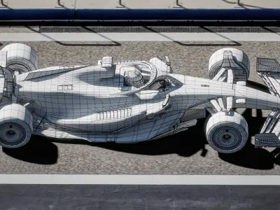  F1 Mercedes W14B Monaco Update Season 2023 