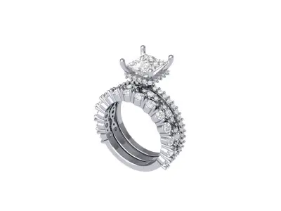 Wedding Ring  3D print model 442